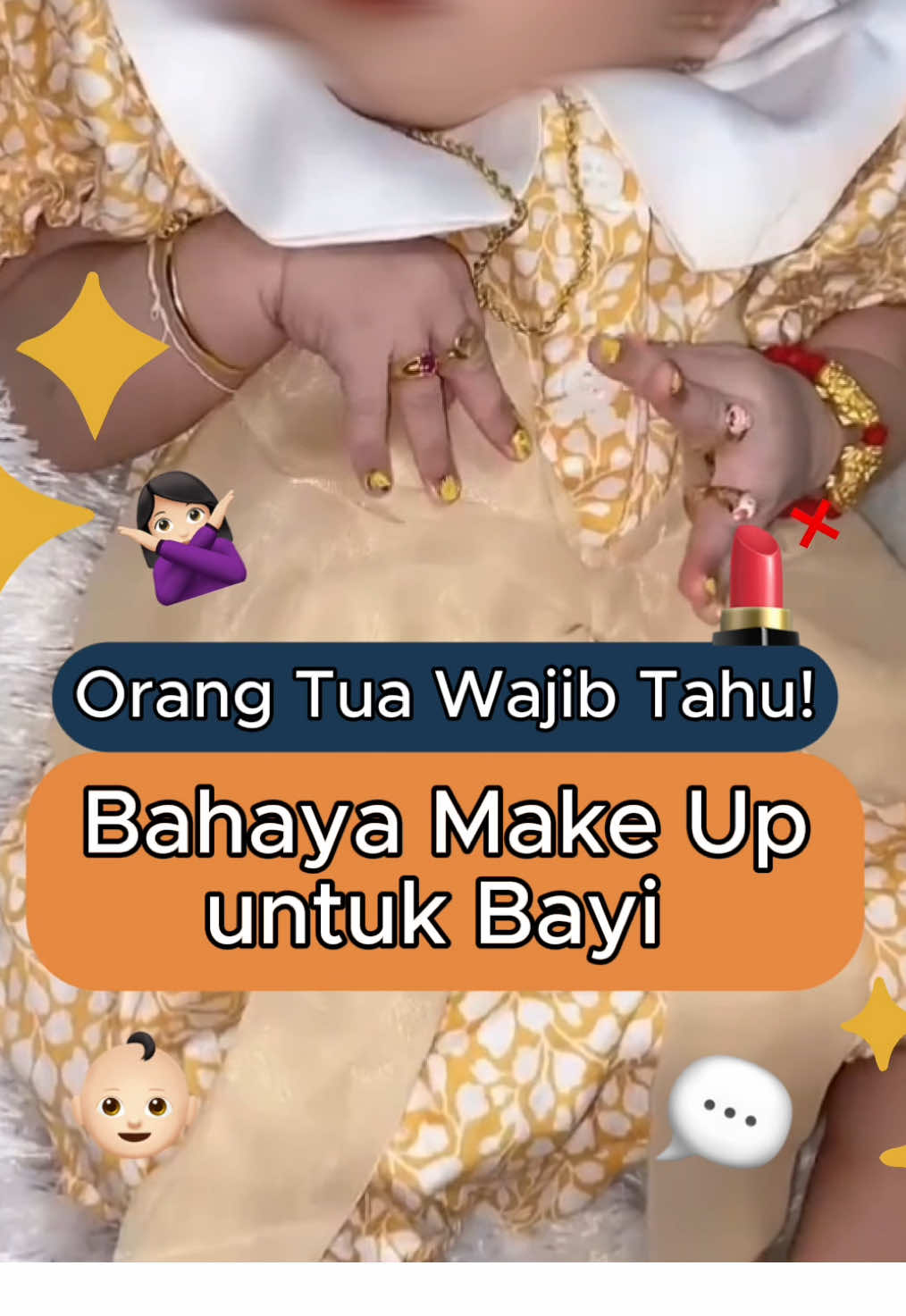 BAYI PAKAI MAKE UP?😱❌